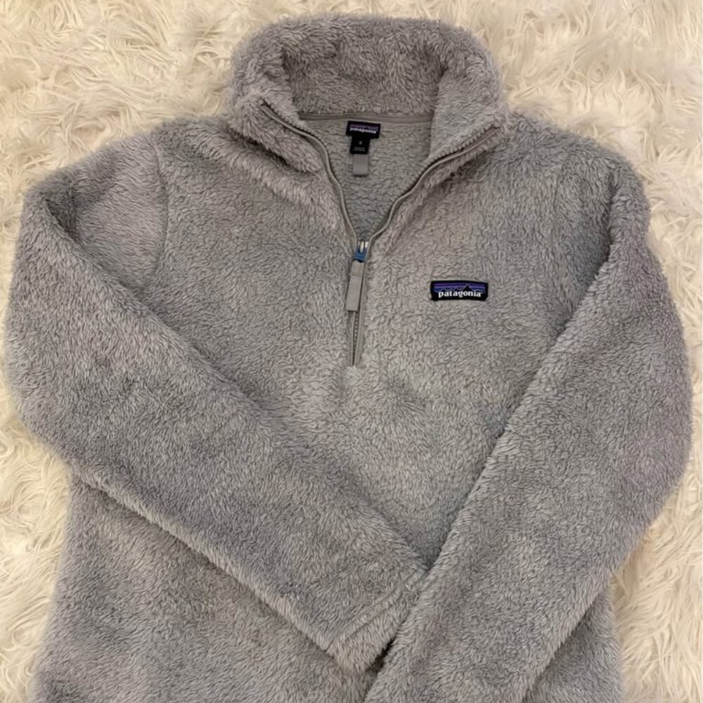 Patagonia Women's Los Gatos 1/4 Zip, Stone Grey